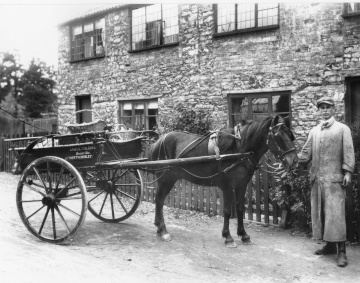James Talboys with horse & cart